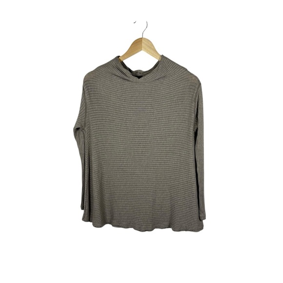 Free People Women’s Lovers Rib Oversized Open Back Tunic Beige Size XS - Picture 4 of 10